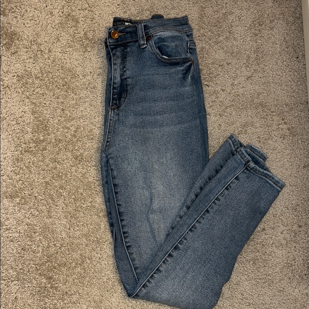 Fashion Nova Classic Blue Denim Jeans